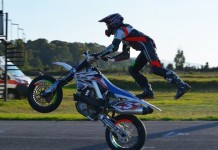 Max Biaggi e il Motard