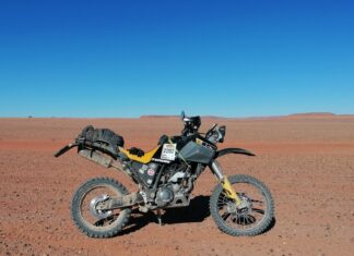 La Yamaha XT660z Ténéré di Mariscos